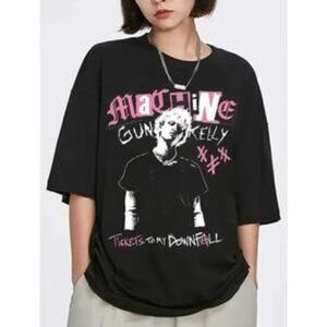 Machine Gun Kelly graphic short sleeve crewneck tour rap concert tee t-shirt top